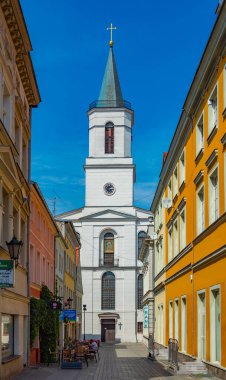 Zielona Gora, Polonya, 15 Ağustos 2024: Zielona Gora 'daki Czestochowa Kilisesi Leydimiz.