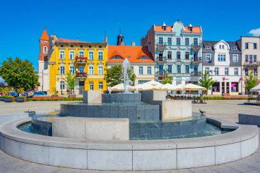 Gniezno, Polonya, 16 Ağustos 2024: Gniezno, Poland.IMAGE 'de yaz günü