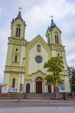 Sanok, Polonya, 20 Ağustos 2024: Sanok, Poland.IMAGE 'deki Tanrı' nın Dönüşümü Kilisesi