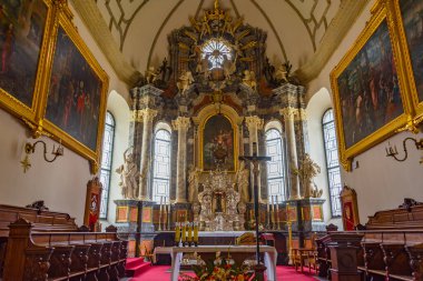 Zamosc, Polonya, 22 Ağustos 2024: Efendimizin Dirilişi Kilisesi ve Aziz Thomas Havarisi Zamosc, Poland.IMAGE