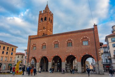 Monza, İtalya, 1 Ocak 2025 Palazzo dell 'Arengario, İtalya.
