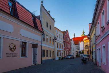 Ceske Budejovice, Çek Cumhuriyeti, 27 Nisan 2024: Çek kasabası Ceske Budejovic.IMAGE