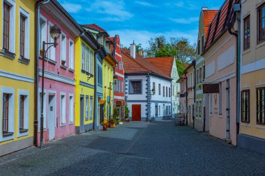 Ceske Budejovice, Çek Cumhuriyeti, 28 Nisan 2024: Çek kasabası Ceske Budejovic.IMAGE