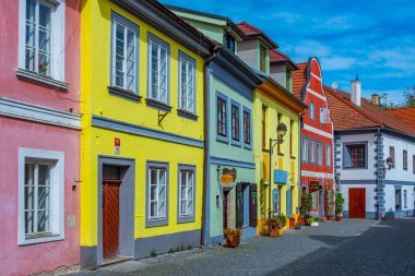 Ceske Budejovice, Çek Cumhuriyeti, 28 Nisan 2024: Çek kasabası Ceske Budejovic.IMAGE