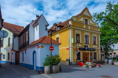 Ceske Budejovice, Çek Cumhuriyeti, 28 Nisan 2024: Çek kasabası Ceske Budejovic.IMAGE