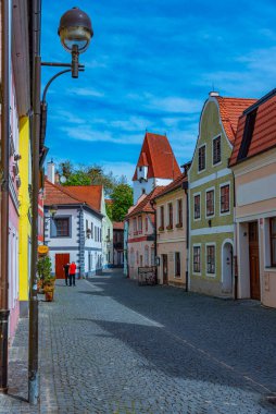 Ceske Budejovice, Çek Cumhuriyeti, 28 Nisan 2024: Çek kasabası Ceske Budejovic.IMAGE