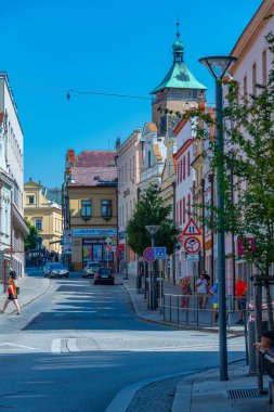 Havlickuv Brod, Çek Cumhuriyeti, 29 Haziran 2024: Havlickuv Brod, Çek Cumhuriyeti 'nin merkezinde ticari cadde.