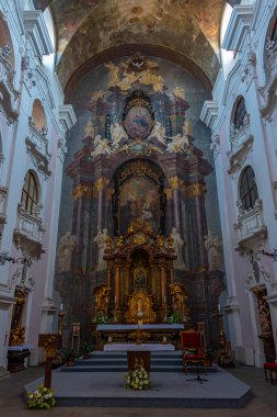 Jihlava, Çek Cumhuriyeti, 30 Haziran 2024: Çek Cumhuriyeti 'nin Jihlava kentindeki Aziz James Kilisesi.