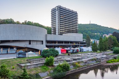 Karlovy Vary, 7 Eylül 2024: Karlovy Vary Oteli, Çek Cumhuriyeti.