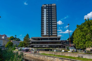 Karlovy Vary, 7 Eylül 2024: Karlovy Vary Oteli, Çek Cumhuriyeti.