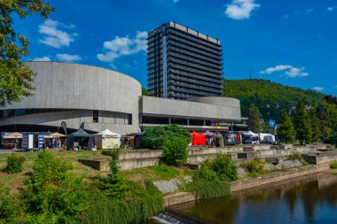 Karlovy Vary, 7 Eylül 2024: Karlovy Vary Oteli, Çek Cumhuriyeti.