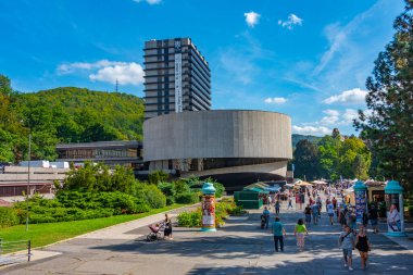 Karlovy Vary, 7 Eylül 2024: Karlovy Vary Oteli, Çek Cumhuriyeti.
