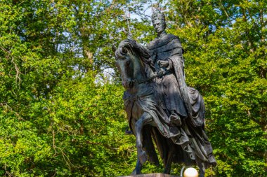 Frantiskovy Lazne, 8 Eylül 2024: Frantiskovy Lazne, Çek Cumhuriyeti 'nde 1. Franciscus heykeli.