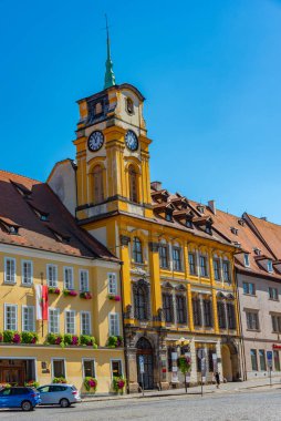 Cheb, 8 Eylül 2024: Çek Cumhuriyeti 'nin Cheb kentinde yaz günü.