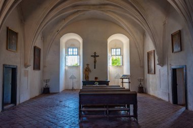 Tocnik, Çek Cumhuriyeti, 21 Eylül 2024: Çek Cumhuriyeti 'ndeki Tocnik şatosunun içi. IMAGE