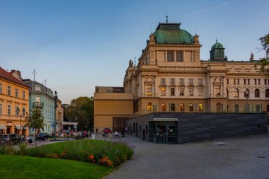 Pilsen, Czech republic,September 22, 2024: J.K. Tyl Theatre in Pilsen, Czech republic.IMAGE