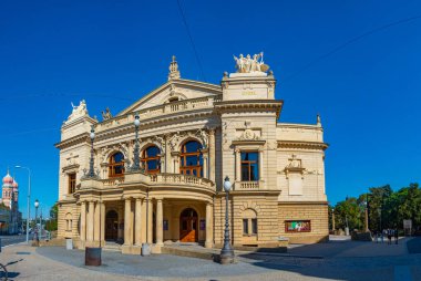 Pilsen, Czech republic,September 21, 2024:  J.K. Tyl Theatre in Pilsen, Czech republic.IMAGE