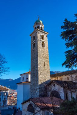 Lugano, İsviçre 'deki Saint Lawrence Katedrali.