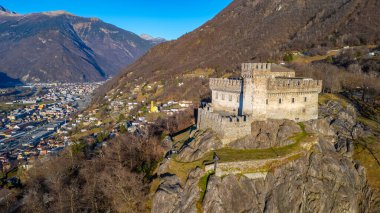 Sasso Corbaro Şatosu Bellinzona, Switzerland 'da.