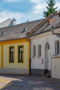 Slovakya 'nın Kosice kentindeki tarihi evler.