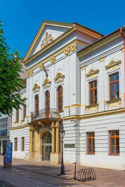 Slovakya 'nın Kosice kentindeki tarihi evler.