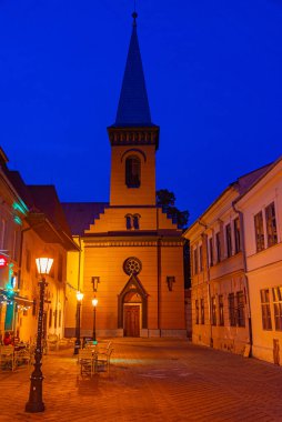 Eski Kosice, Slovakya 'daki tarihi evler ve ıslah olmuş Hıristiyan kilisesi.