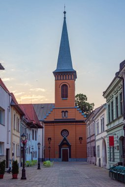 Eski Kosice, Slovakya 'daki tarihi evler ve ıslah olmuş Hıristiyan kilisesi.