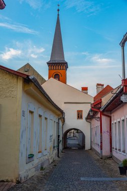Eski Kosice, Slovakya 'daki tarihi evler ve ıslah olmuş Hıristiyan kilisesi.