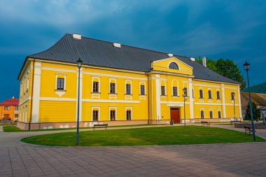 Slovakya 'daki Snina Sarayı Manzarası.