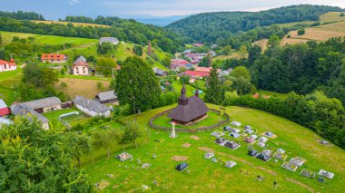 St. Yunan Katolik Kilisesi Hrabova Roztoka, Slovakya 'daki Büyük Basil.