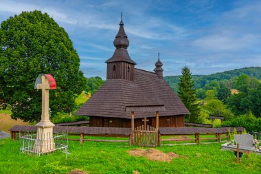 St. Yunan Katolik Kilisesi Hrabova Roztoka, Slovakya 'daki Büyük Basil.