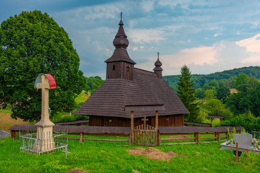 St. Yunan Katolik Kilisesi Hrabova Roztoka, Slovakya 'daki Büyük Basil.