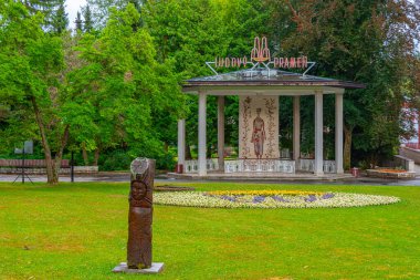 Bardejovske Kupele, Slovakya 'da maden yayı.