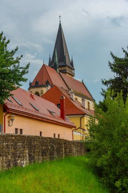 Bardejov, Slovakya 'daki Aziz Egidius Katedrali.