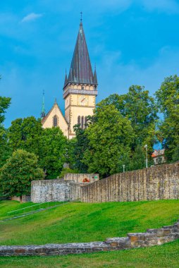 Bardejov, Slovakya 'daki Aziz Egidius Katedrali.