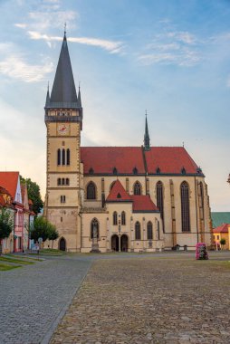 Bardejov, Slovakya 'daki Aziz Egidius Katedrali.