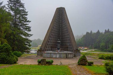 Slovakya 'daki Çekoslovak Ordusu Anıtı.