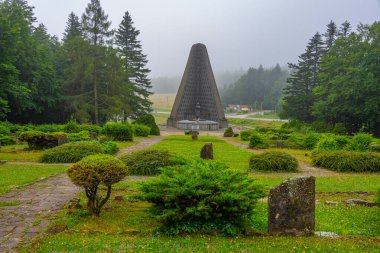Slovakya 'daki Çekoslovak Ordusu Anıtı.