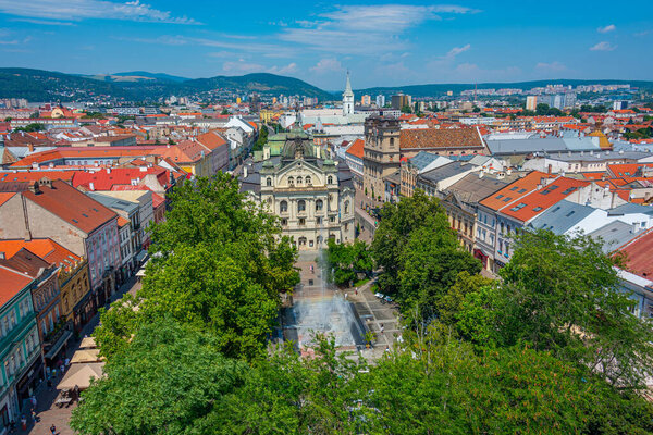 Панорама национального театра в Кошице, Словакия.IMAGE