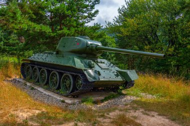 Dünya Savaşı tankı Slovakya 'daki Ölüm Vadisi' nde.