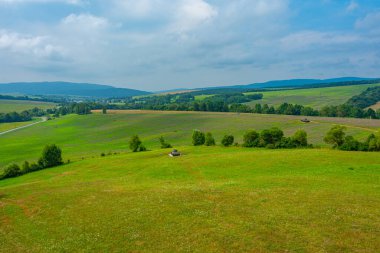 Slovakya 'daki ölüm vadisinin doğal manzarası.