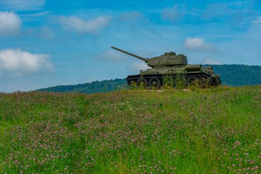 Dünya Savaşı tankı Slovakya 'daki Ölüm Vadisi' nde.