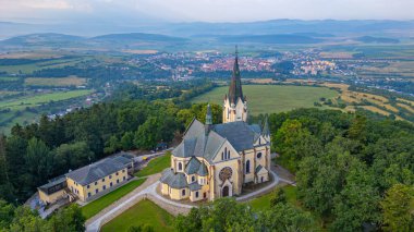 Levoca, Slovakya yakınlarındaki Marianska Hora 'da Bakire Meryem Bazilikası.