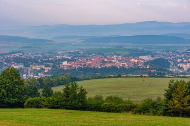 Marianska Hor.IMAGE 'den Slovakya şehri Levoca' nın Panorama manzarası
