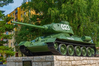 Slovakya 'daki Kezmarok' taki Janosik tankı.