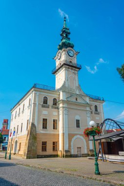 Kezmarok, Slovakya 'daki görkemli belediye binası.