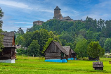 Slovakya 'da Stara Lubovna açık hava müzesi.