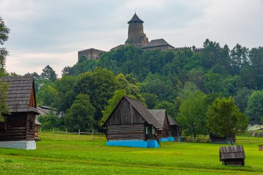 Slovakya 'da Stara Lubovna açık hava müzesi.