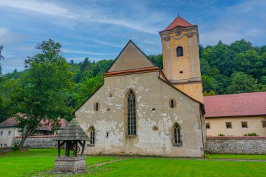 Slovakya 'daki Kızıl Manastır Manastırı Görüntüsü.