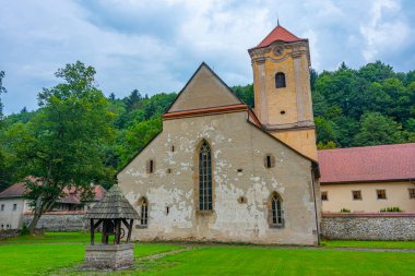 Slovakya 'daki Kızıl Manastır Manastırı Görüntüsü.